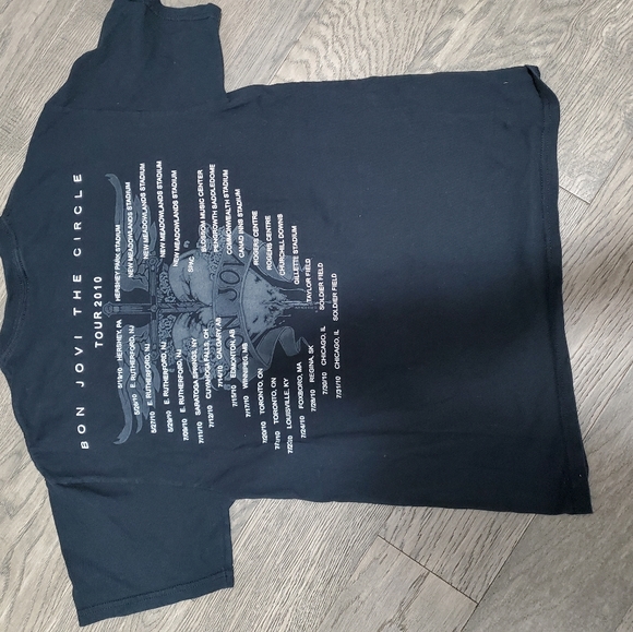 Bon Jovi 2010 World Tour Tee - Picture 4 of 4